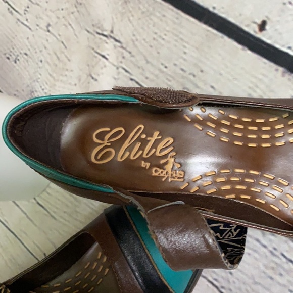 Elite Sz 6 Brown Mary Jane shoe - Picture 5 of 10